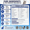 Load image into Gallery viewer, Cat Multivitamin Chews 26-in-1 Lysine & Taurine for Cats with Turmeric MSM Glucosamine, Omega Support Immune, Skin, Joint, Heart,Eyes, Cat Vitamis and Supplements for All Ages & Breeds