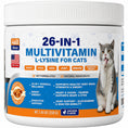 Load image into Gallery viewer, Cat Multivitamin Chews 26-in-1 Lysine & Taurine for Cats with Turmeric MSM Glucosamine, Omega Support Immune, Skin, Joint, Heart,Eyes, Cat Vitamis and Supplements for All Ages & Breeds
