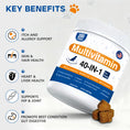 Load image into Gallery viewer, ULTIMATE 40-in-1 Multivitamin Chews for Dogs – STOP Allergies, Shedding & Joint Pain! Probiotics + Omega-3 + Glucosamine + Turkey Tail Mushroom – Immune, Skin, Coat, Heart, Liver, Gut, Hip & Joint Support – 200 Chews, Chicken Flavor
