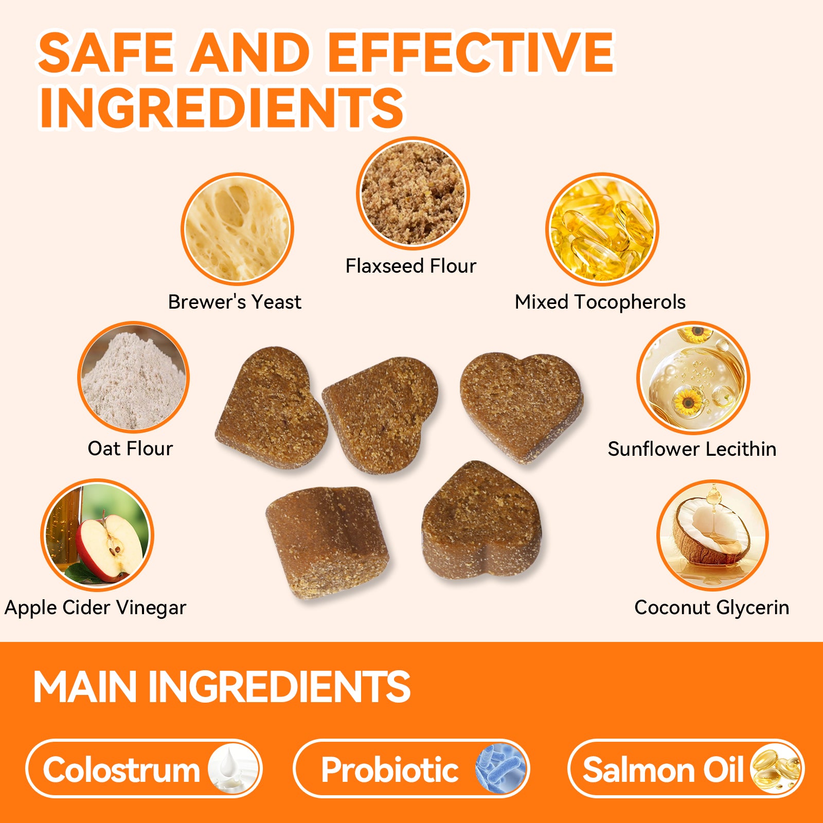Allergy & Immune Chews for Dogs - Dog Probiotics for Seasonal Allergies - Support Skin & Coat for All Breeds