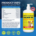 Load image into Gallery viewer, Wild Alaskan Salmon Oil for Dogs and Cats 32 oz Pump – Omega 3 Fish Oil with EPA & DHA Fatty Acids for Skin, Joint, Heart, Brain, Paws Health
