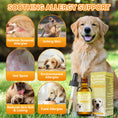 Load image into Gallery viewer, STOP Itching NOW! Advanced Allergy + Immune Relief Drops for Dogs – Omega 3-6-9, Turmeric, CoQ10, Vitamin C – Eliminates Skin Scratching, Hot Spots & Shedding – Liquid Formula Works in Hours, Not Weeks – 60ml
